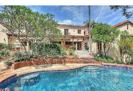 House of George Lopez with an outside pool worth $2.7 million.