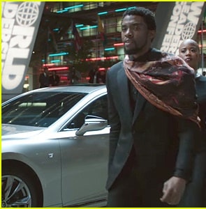 Chadwick Boseman in the commercial of Lexus Ls 500.