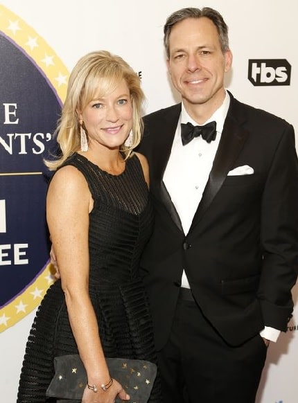 Jennifer Marie Brown with her husband Jake Tapper.