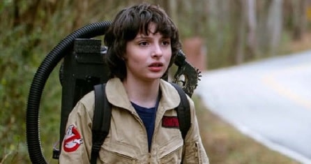 A picture of Finn Wolfhard as Mike Wheeler in Stranger Things.