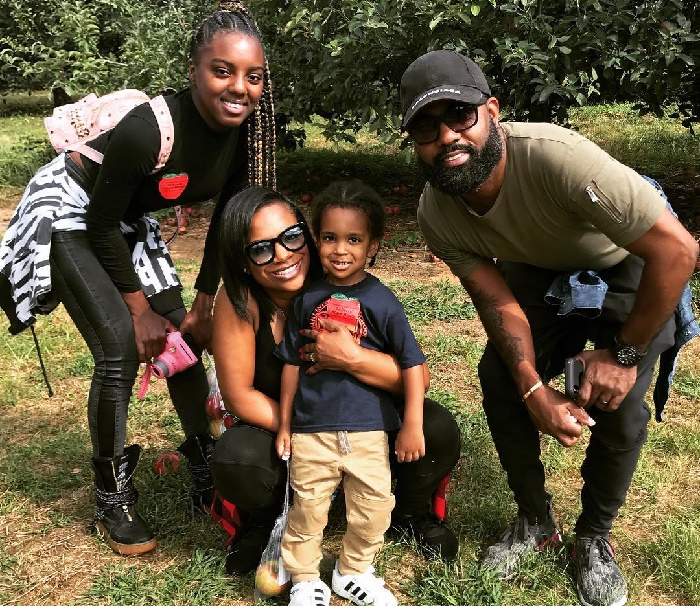 Ace Wells in his first field trip with his family.