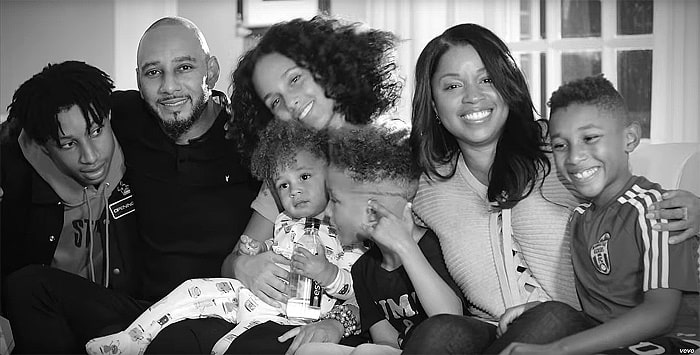 Alicia Key's Son Egypt Daoud Dean With Husband Swizz Beatz - Photos and ...