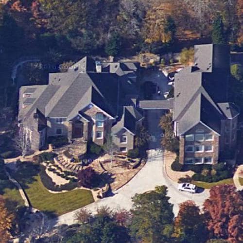 A picture of Kandi Burruss' house.