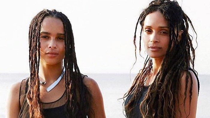 Zoe Kravitz looks exactly like her mother Lisa Bonet.