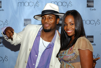 Tyisha Hampton with her husband Kel Mitchell together attending Macy's Passport Gala 2004.