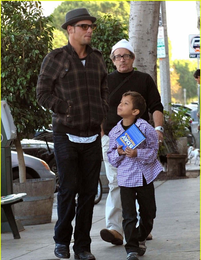 Justin Chambers and his son Jackson Chambers.