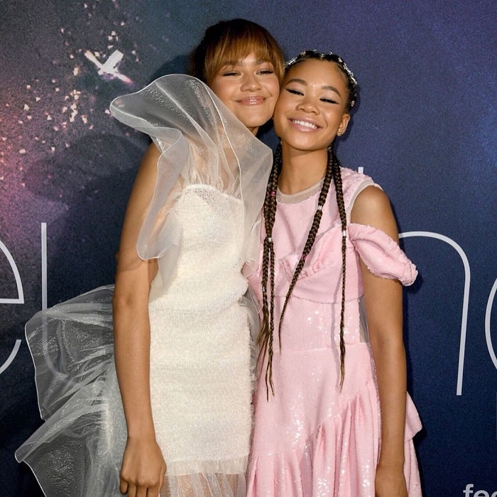 Stormy and Zendaya cozying up for a picture