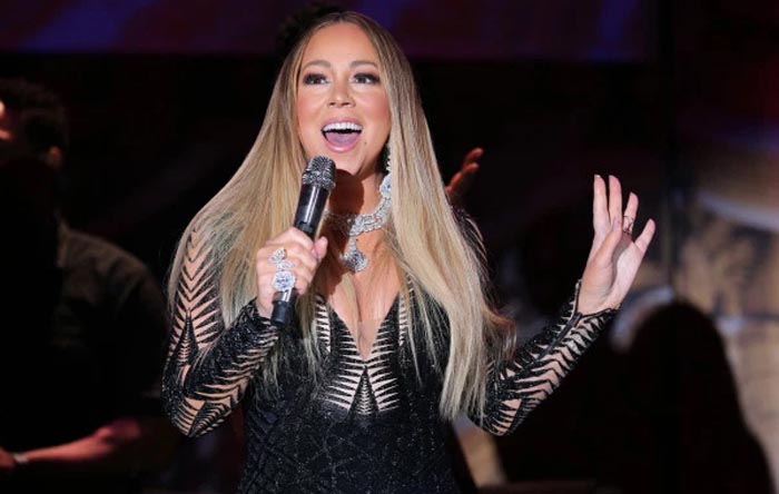 Mariah Carey performing live in Cannes 