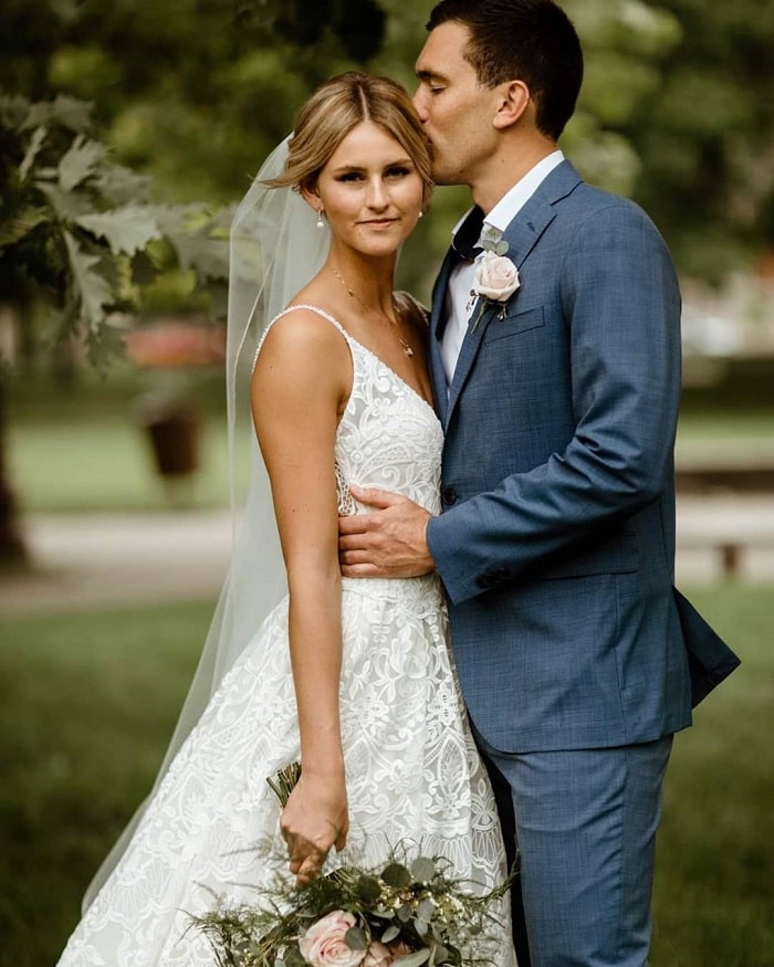 Olga's son Danila and his bride Molly.