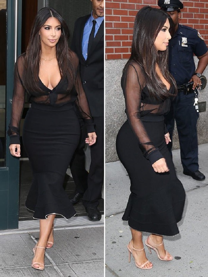 The year 2013, when Kim's butt started to grow bigger from her normal size.