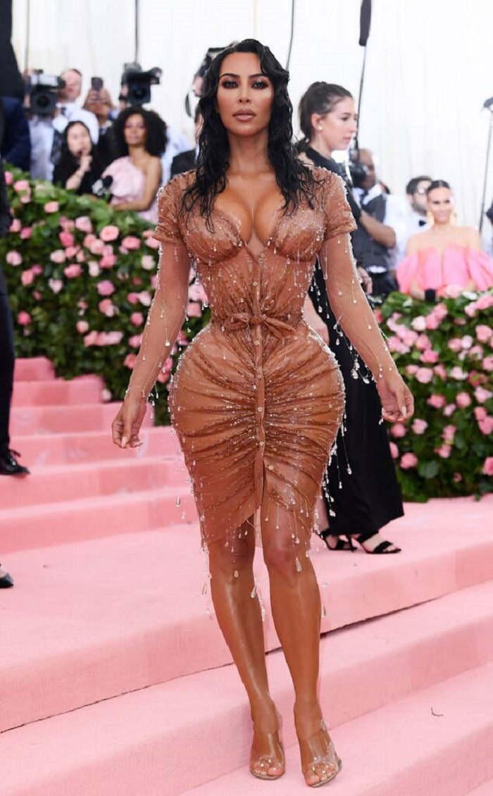 Kim Kardashian in Met Gala 2019.