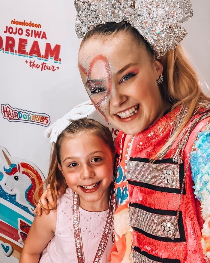 When Audrey met Jojo Siwa.