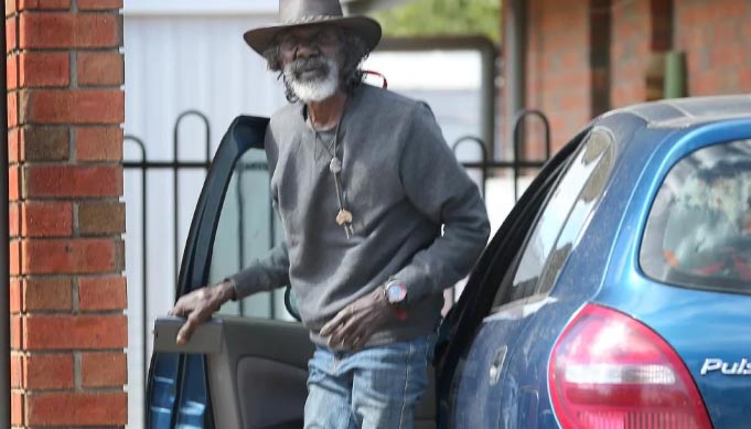 David Gulpilil got caught on camera.