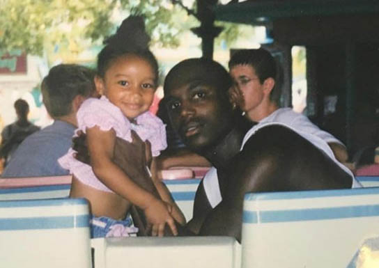 Zonnie Pullins with his daughter Zonnique Pullins