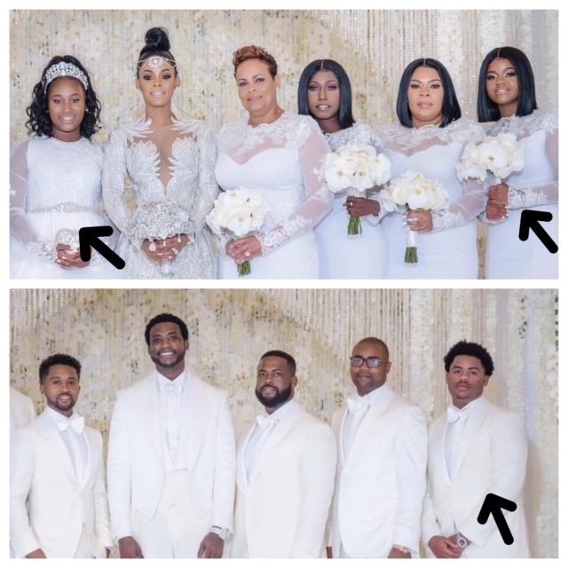 Keyshia Kaoir Kids attending her wedding with rapper Gucci Mane.