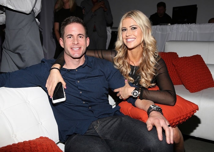 Taylor's divorced parents Tarek El Moussa and Christina Anstead.