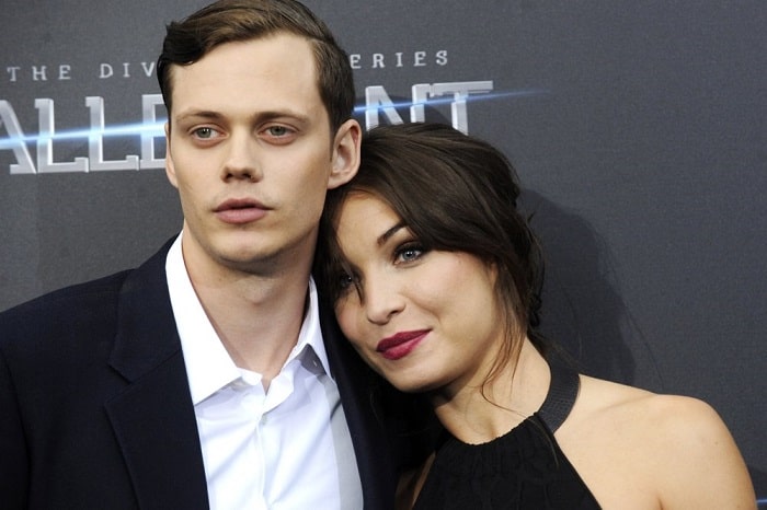 Alida and her handsome boyfriend Bill Skarsgard on the premiere of Allegiant, 