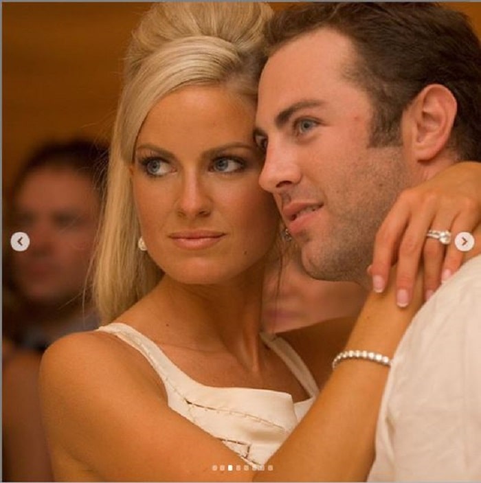 Erica Dahm and Jay McGraw on their wedding day.