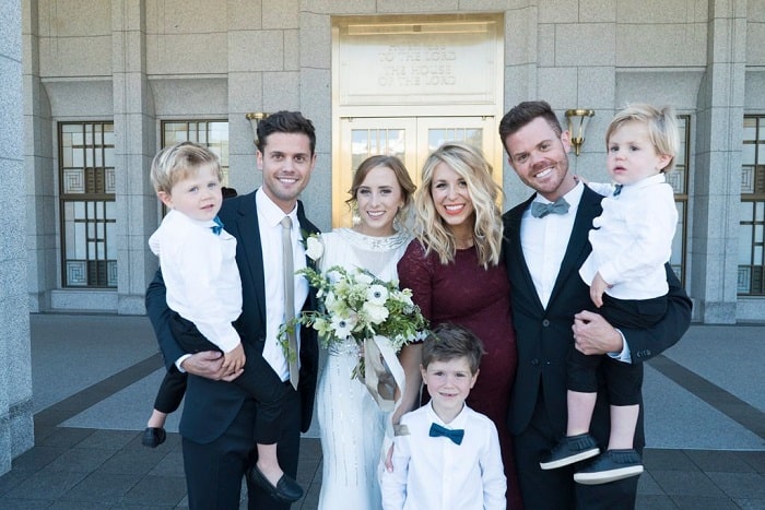 Christopher and Alta with Brandon, Shelby and their three adorable kids.