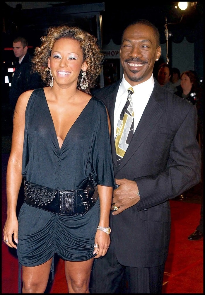 Angel's parents, Mel B and Eddie Murphy.