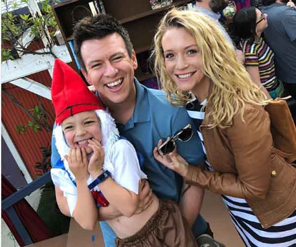 Lindsay Jordan Doty disfruta del momento con su familia.