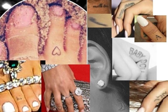Ariana Grandes All Fourty Four Tattoos Revealed Pictures