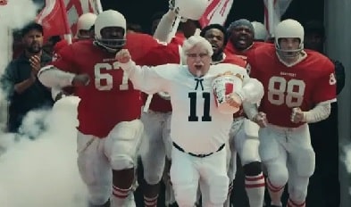 Sean Astin as Colonel Sanders in KFC commercial.