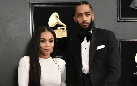 A picture of Nipsey Hussle's girlfriend Lauren London.