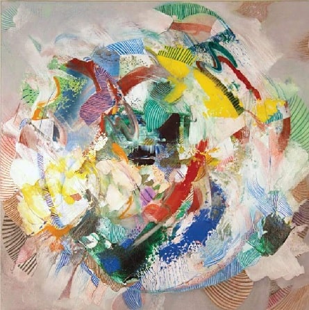 A picture of Rosemary Margaret Hobor's abstract painting.