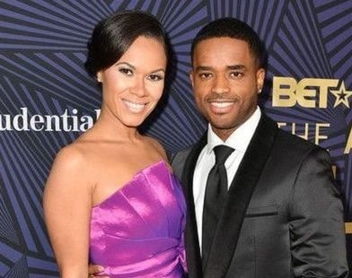 A picture of Tomasina Parrott's husband Larenz Tate.