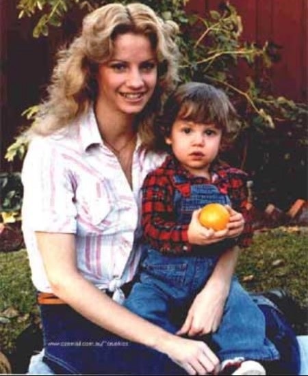 A picture of Neil Jason Wharton with his mother Tami. 