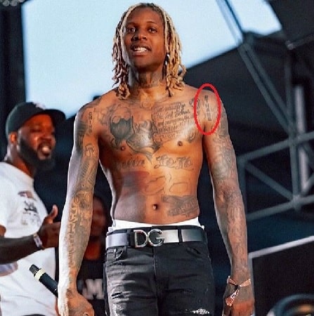 Lil Durk who has more than twenty tattoos all over his body.