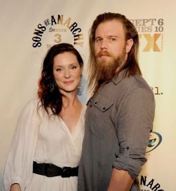 Molly Cookson with her husband Ryan Hurst.