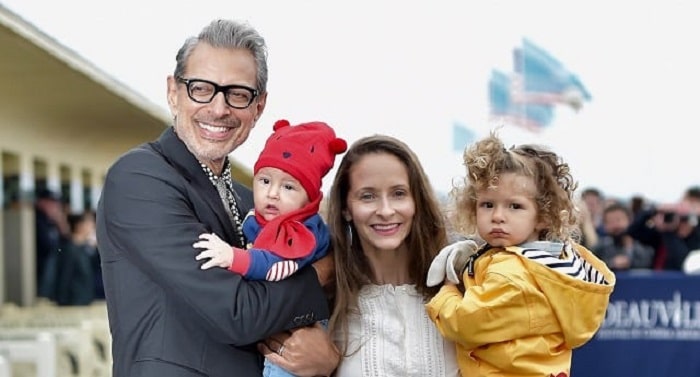 Charlie with his parents and baby brother, River.