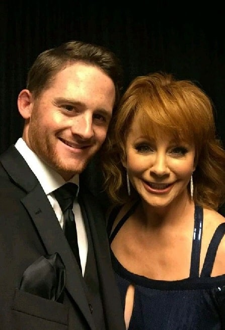 Elisa Gayle Ritter's stepson Shelby Blackstock with his mother Reba McEntire.