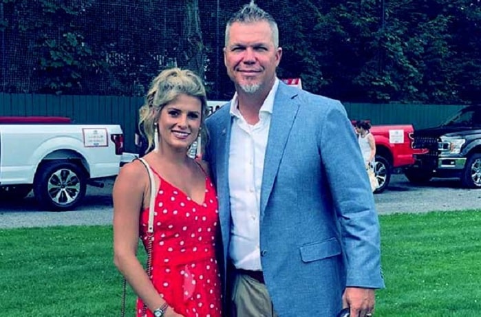 Taylor Jones, wife of inductee Chipper Jones, attends the Baseball