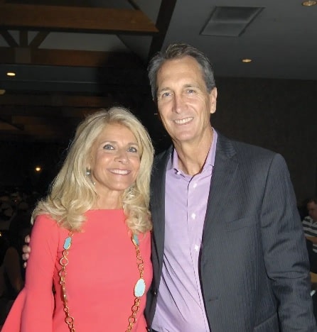 Holly Bankemper with her husband Cris Collinsworth.