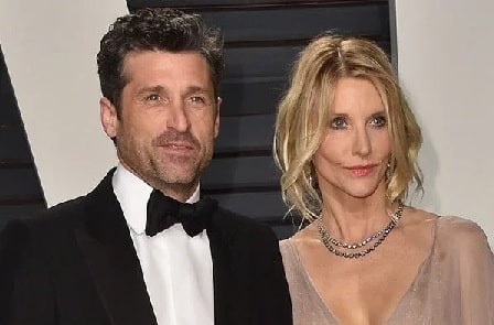 A picture of Talula Fyfe Dempsey's parents Patrick Dempsey and Jillian Fink.