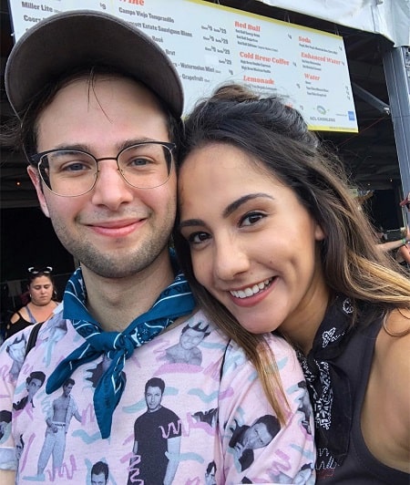 Zach Kornfeld with his girlfriend Maggie Bustamante.