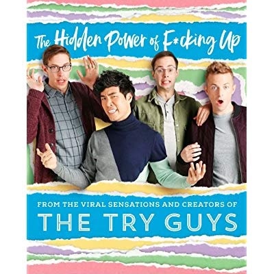 Eugene Lee Yang on the cover picture of the book The Hidden Power of F*cking Up with Try Guys member.