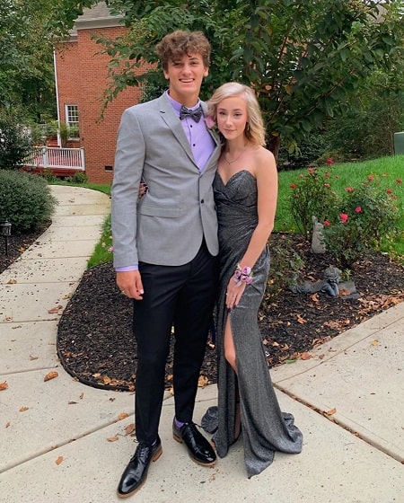 Tess Reinhart with her boyfriend Dylan Castoria in Prom.