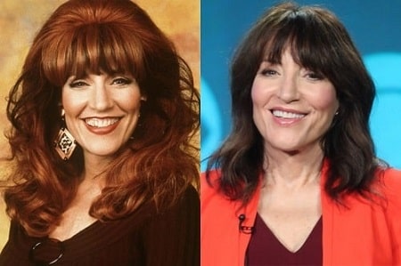  En image, le visage de Katey Sagal qui se transforme au fil des ans.