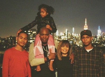 Elaine Chappelle with her husband and children Ibrahim Chappelle, Sonal Chappelle, and Sulayman Chappelle,