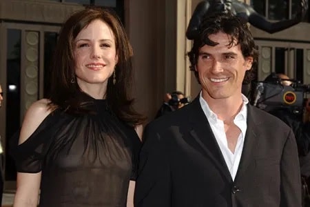 A picture of William Atticus Parker parents Billy Crudup and Mary-Louise Parker.