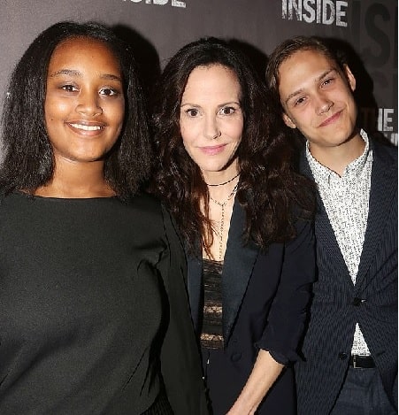 A picture of William Atticus Parker adopted sister Caroline Aberash Parker with their mother Mary-Louise Parker.