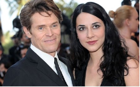 Jack Dafoe's father Willem Dafoe with his wife Giada Colagrande.