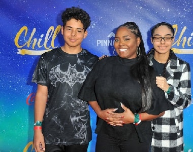 Kori Madison Federline brother Kaleb Michael Jackson Federline with their mother Shar Jackson.