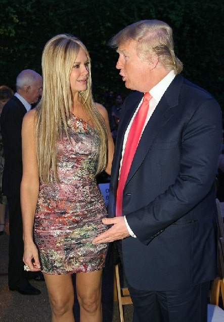 Keith Zubchevich ex-wife Nancy O'Dell with Donald Trump.