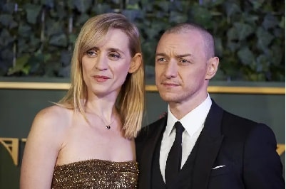Lisa Liberati husband James McAvoy with his first wife Anne-Marie Duff.