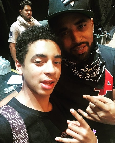 Daniel Smith with his son Daniel Julez J. Smith Jr. aka Julez Smith.